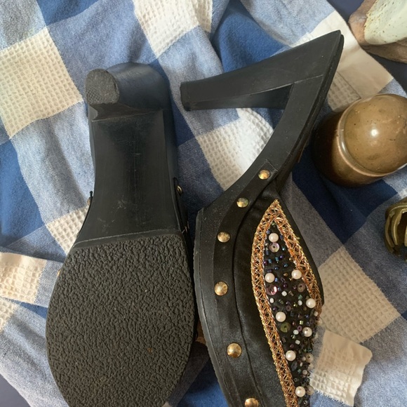 Beaded platform mules - Picture 10 of 10